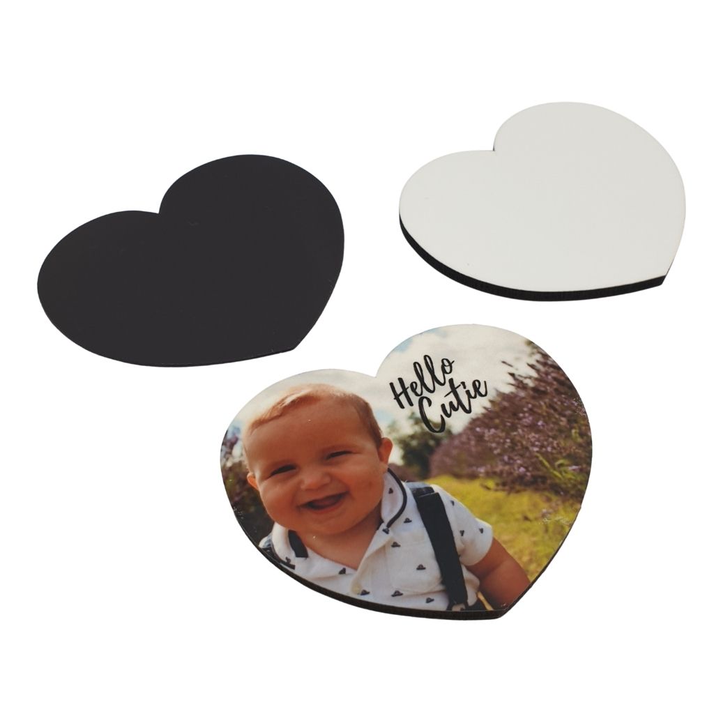 sublimation heart fridge magnet