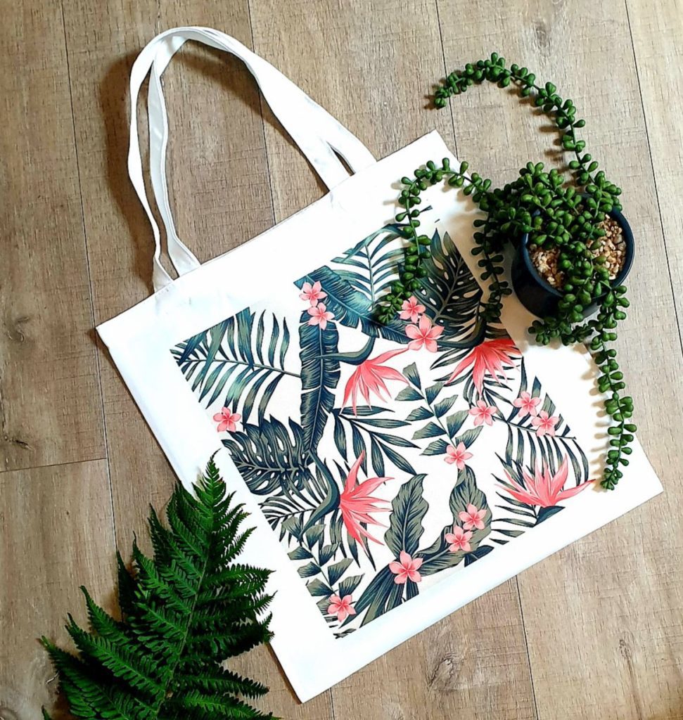 blank sublimation tote bag