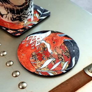 sublimation round coaster