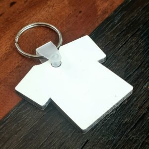 MDF Football shirt keyring for sublimation printing