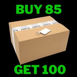 100 x Blank MDF Rectangle Keyrings for Sublimation Printing