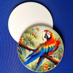 Blank Round Glossy Large Sublimation Fridge Magnet